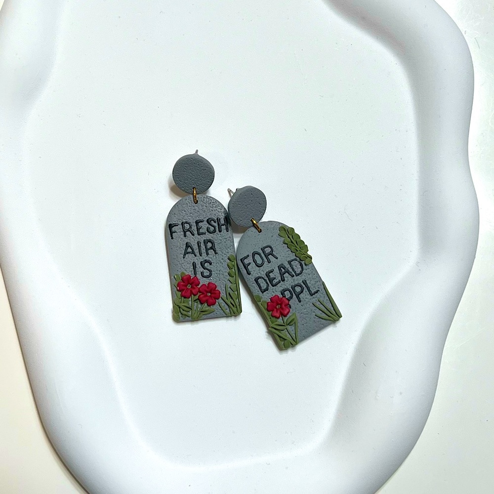 Warm House Handmade Clay Earrings
